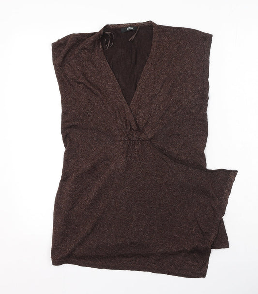 Womens UK Size 14 Marks and Spencer Gold Camisole Tank