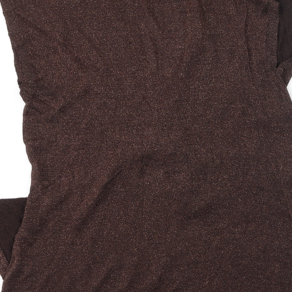 Womens UK Size 14 Marks and Spencer Gold Camisole Tank