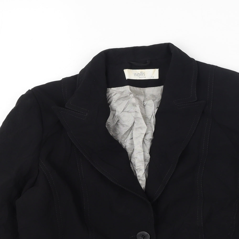 Womens UK Size 12 Wallis Black Jacket