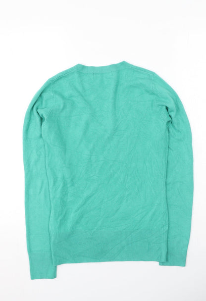 Womens UK Size 8 NEXT Green Pullover Jumper