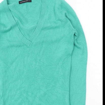 Womens UK Size 8 NEXT Green Pullover Jumper