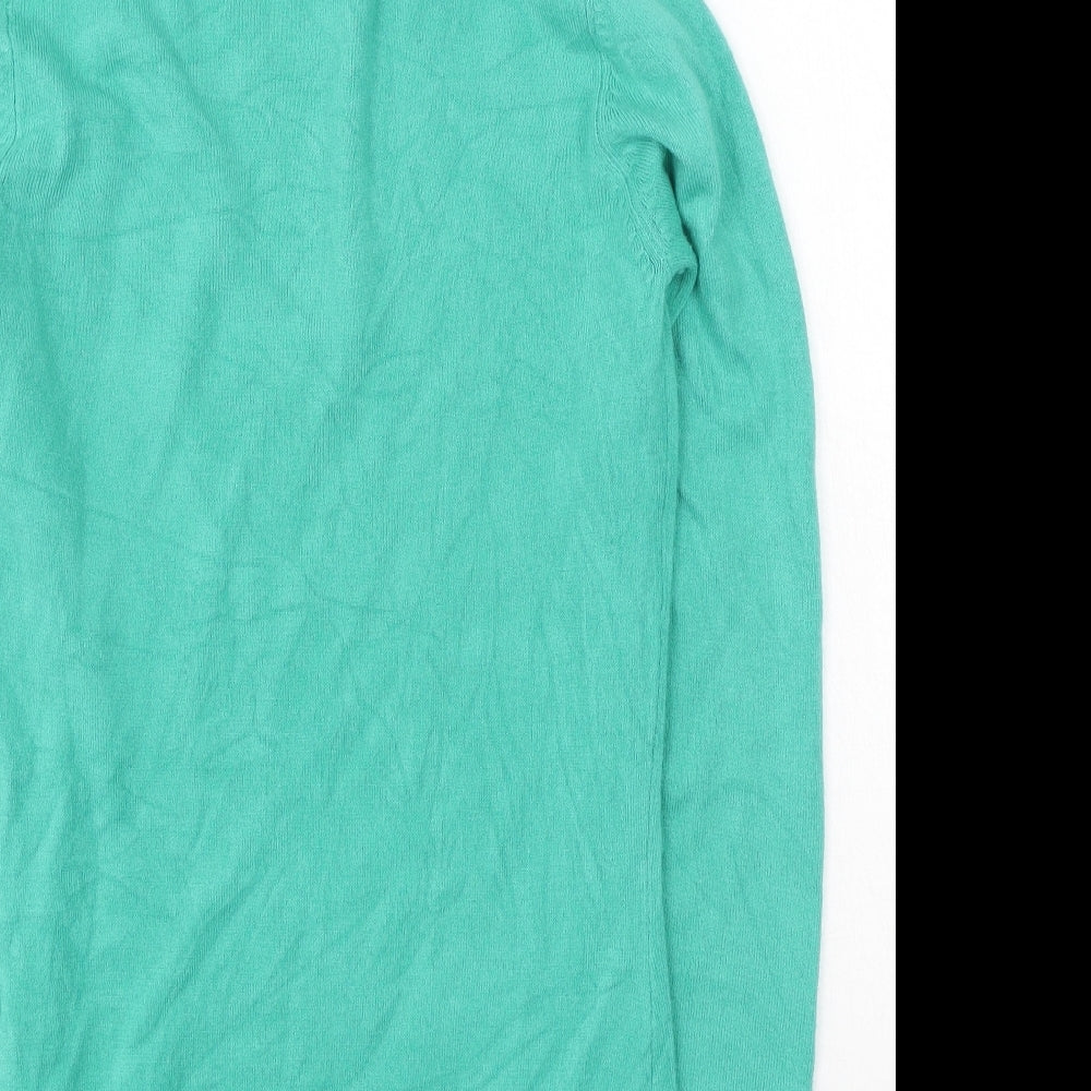 Womens UK Size 8 NEXT Green Pullover Jumper