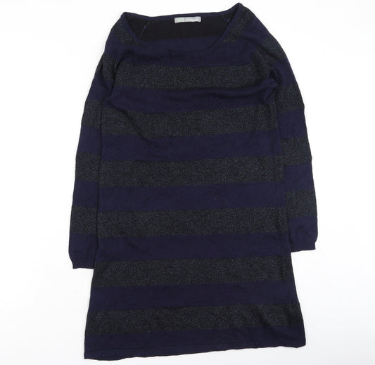 Womens UK Size 12 Marks and Spencer Blue Pullover Jumper