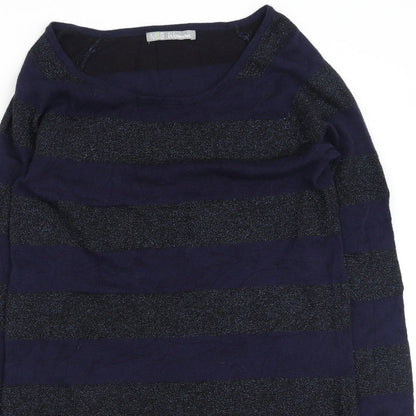 Womens UK Size 12 Marks and Spencer Blue Pullover Jumper
