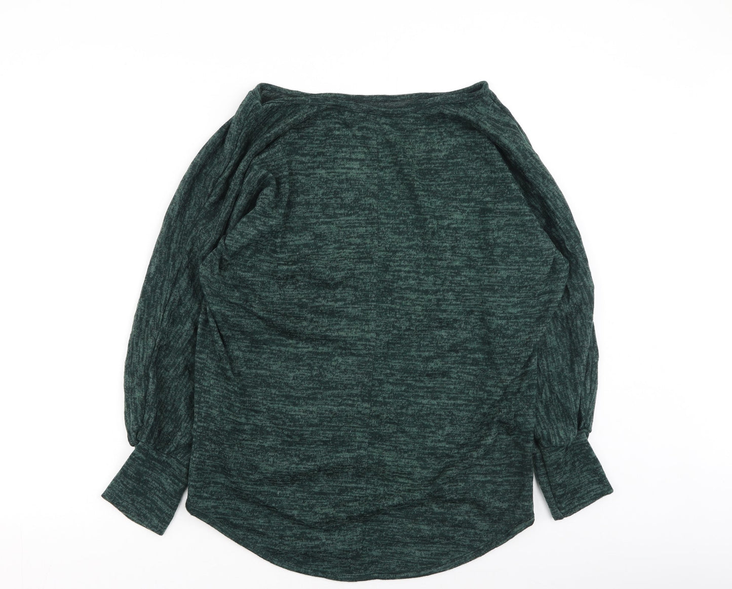 Womens UK Size S Preworn Green Pullover Jumper