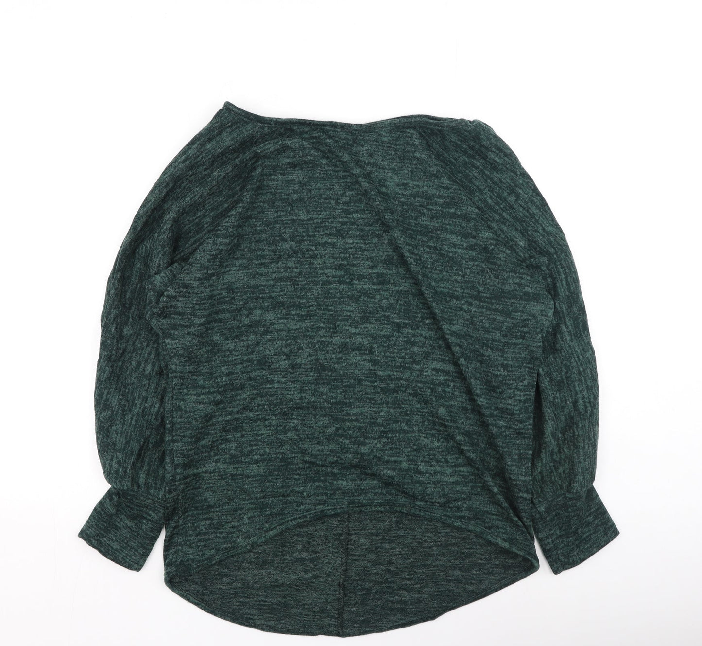 Womens UK Size S Preworn Green Pullover Jumper