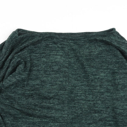 Womens UK Size S Preworn Green Pullover Jumper