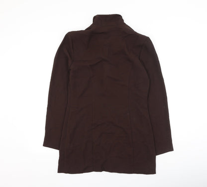 Womens UK Size 10 Roman Brown Basic Blouse