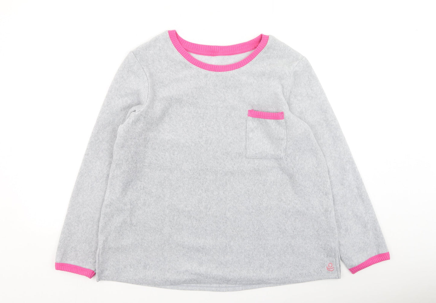 Womens UK Size L Preworn Grey Pullover Jumper