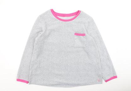 Womens UK Size L Preworn Grey Pullover Jumper