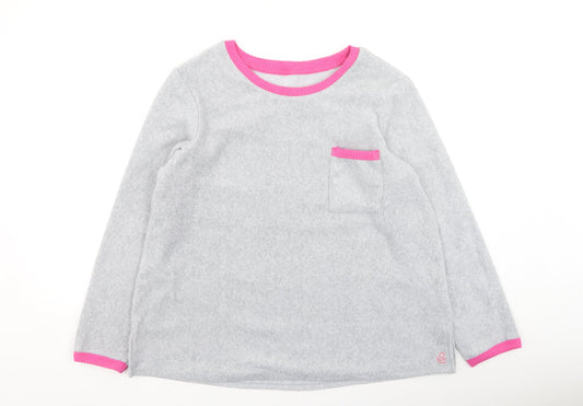 Womens UK Size L Preworn Grey Pullover Jumper