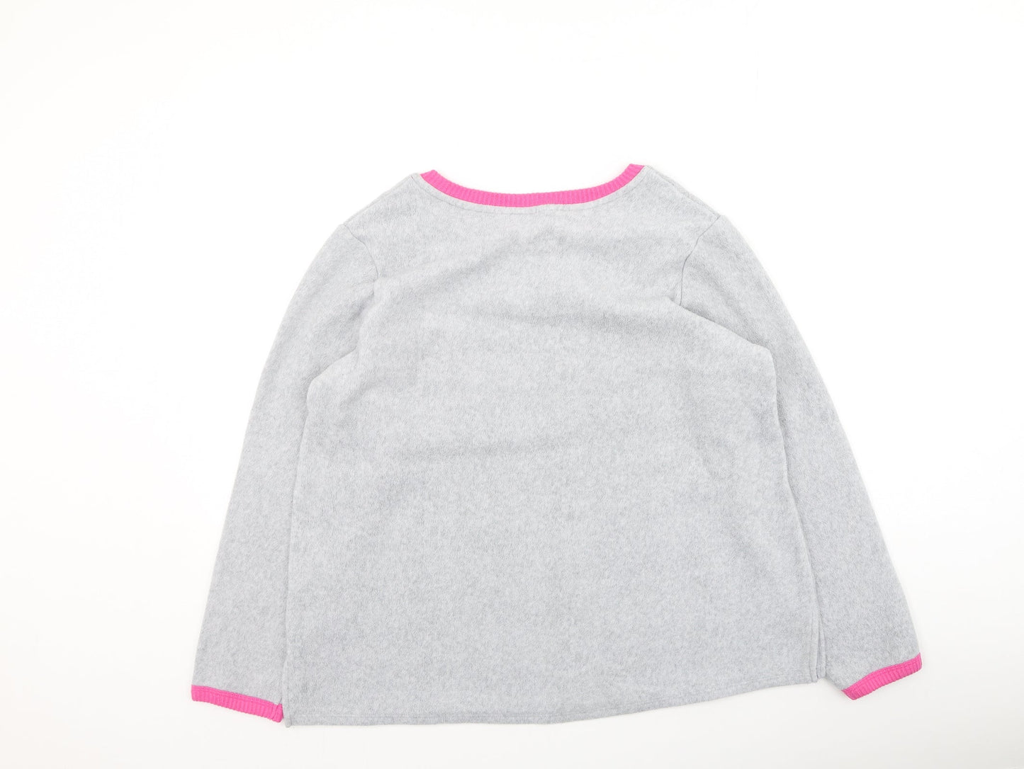 Womens UK Size L Preworn Grey Pullover Jumper