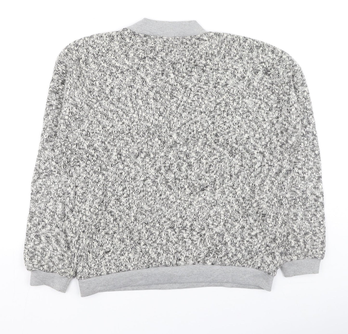 Primark  Womens Grey Round Neck  Cotton Pullover Jumper Size 6