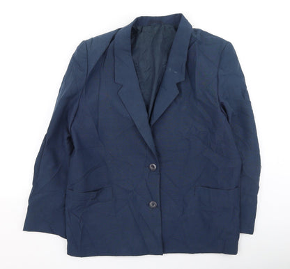Womens UK Size 14 Preworn Blue Jacket