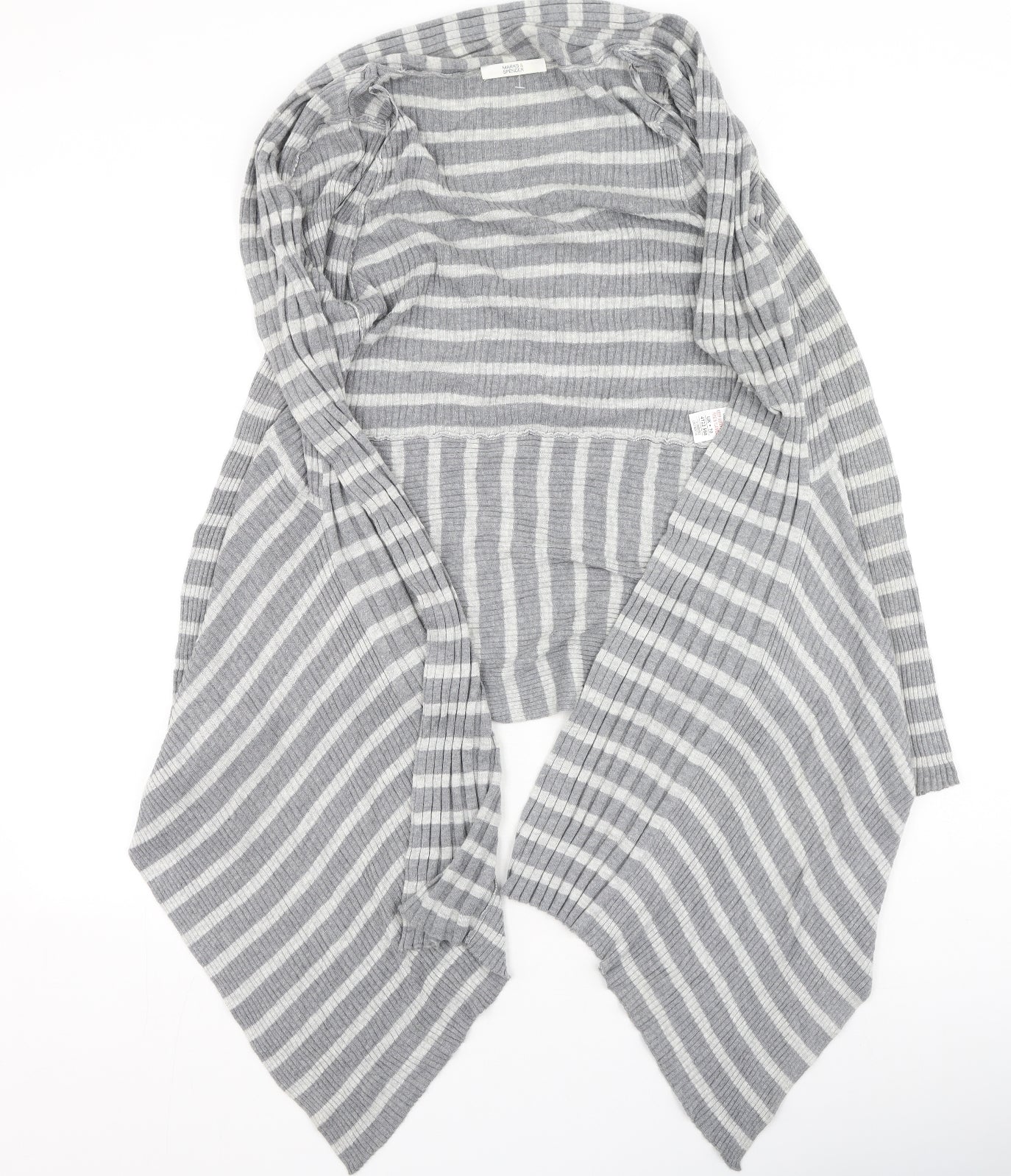 Womens UK Size 10 Marks and Spencer Grey Cardigan Jumper
