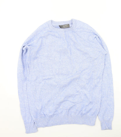 Primark Womens Purple Round Neck  Cotton Pullover Jumper Size S