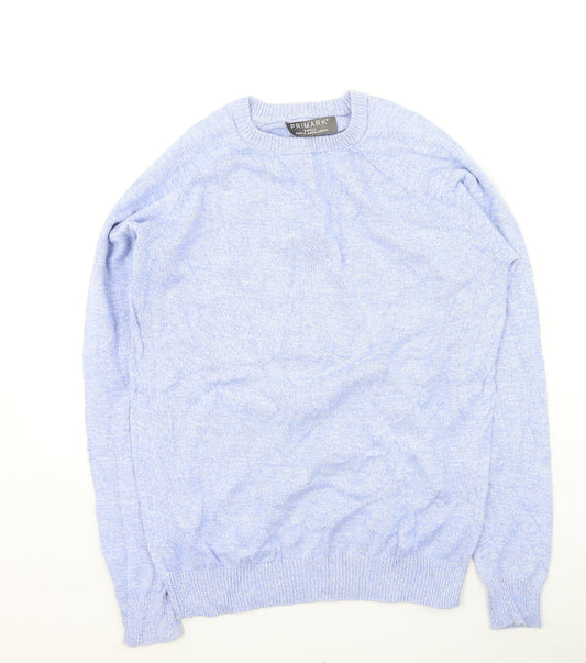 Primark Womens Purple Round Neck  Cotton Pullover Jumper Size S