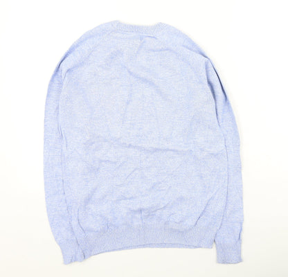 Primark Womens Purple Round Neck  Cotton Pullover Jumper Size S