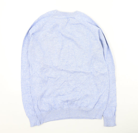 Primark Womens Purple Round Neck  Cotton Pullover Jumper Size S