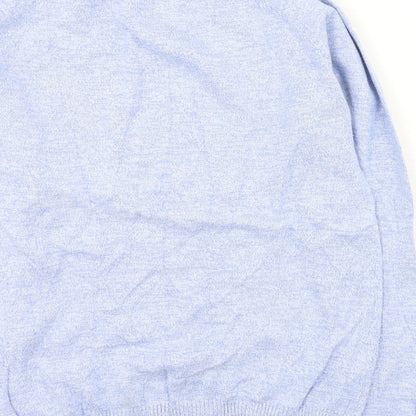 Primark Womens Purple Round Neck  Cotton Pullover Jumper Size S