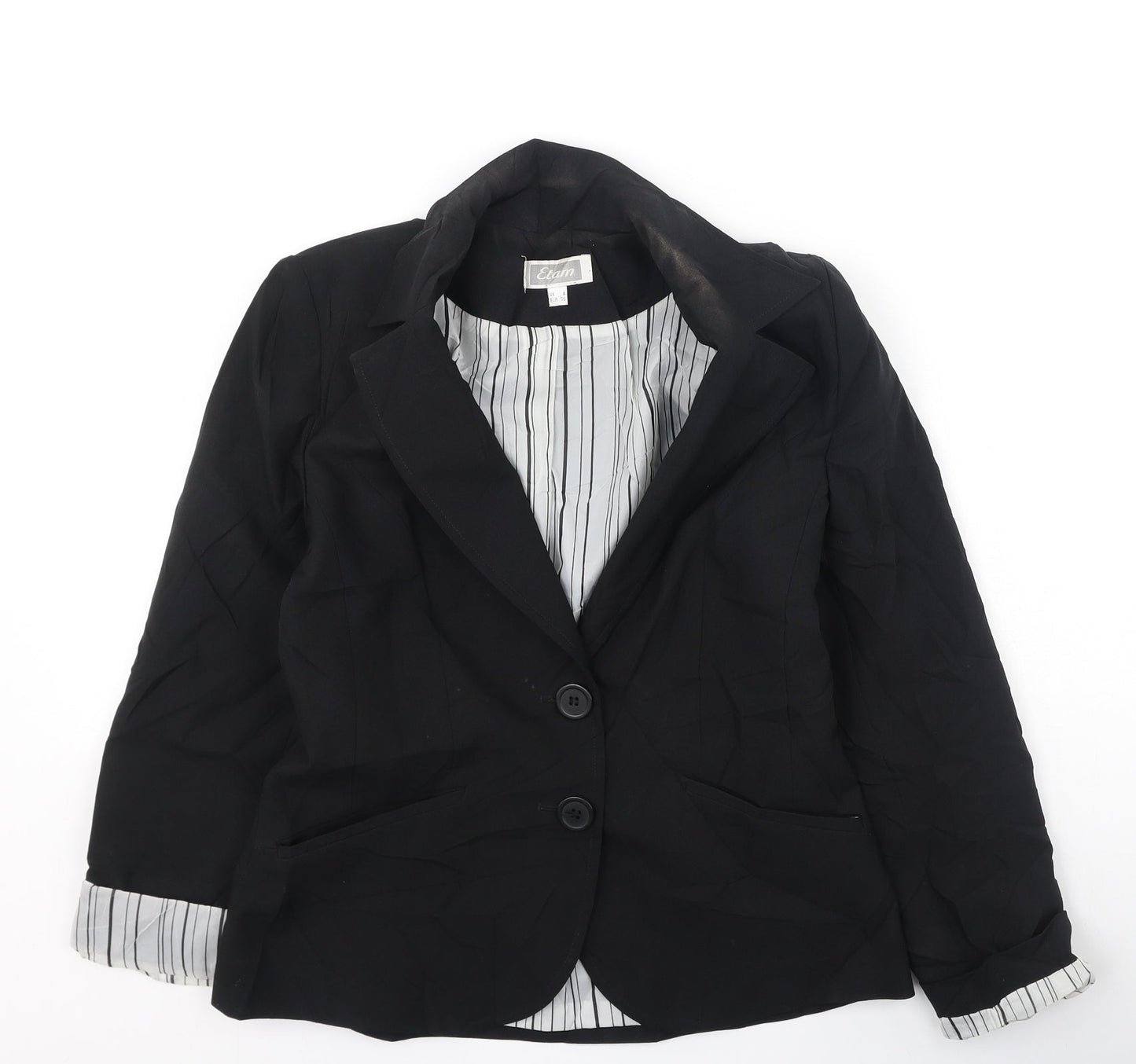 Womens UK Size 8 Etam Black Jacket