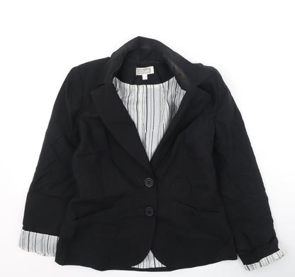 Womens UK Size 8 Etam Black Jacket