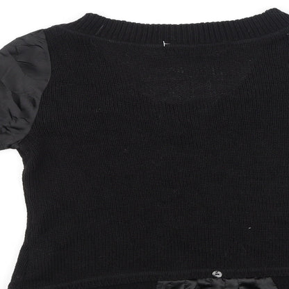 Womens UK Size 10 TUZZI Black Cardigan Jumper