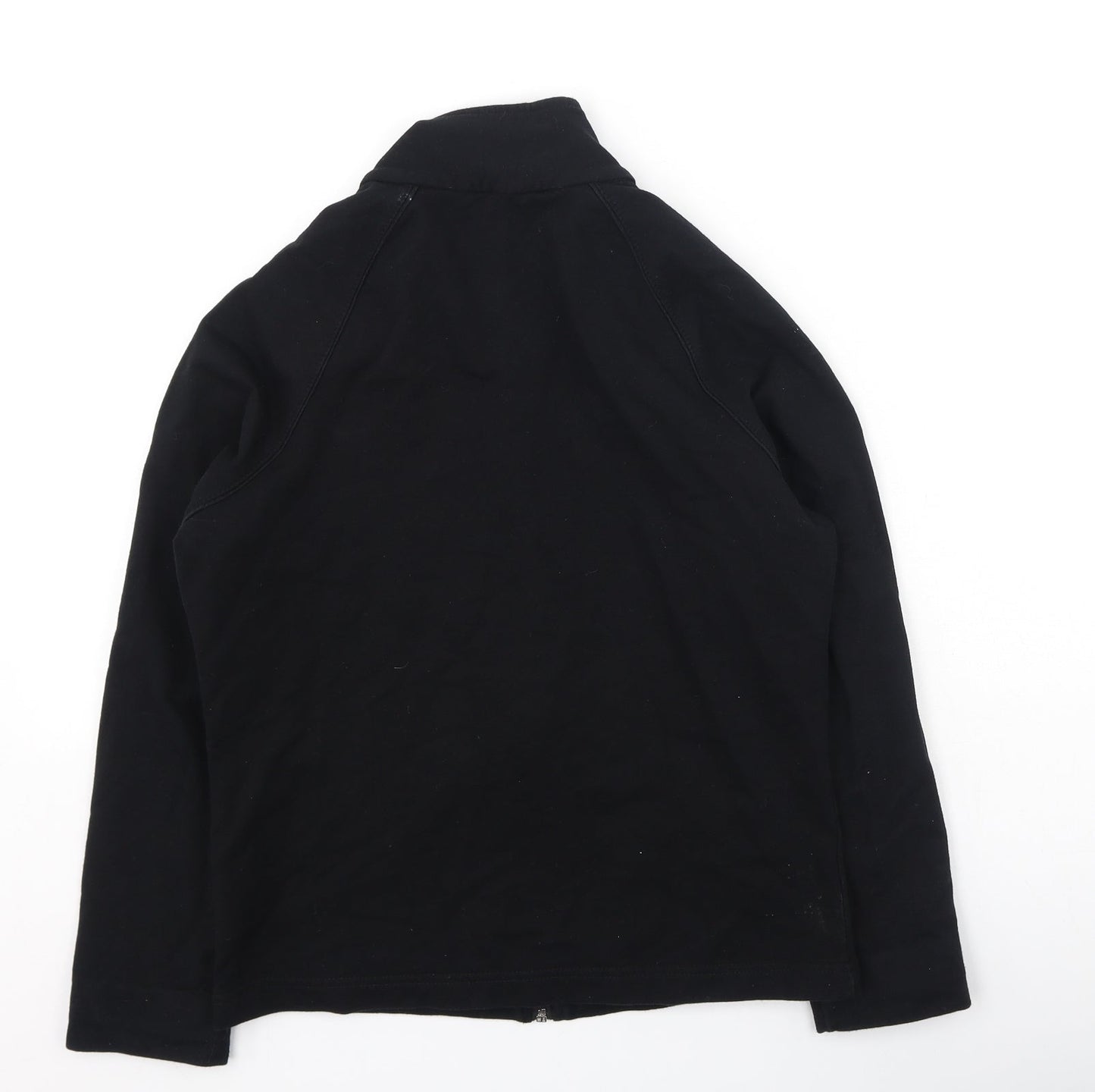 Womens UK Size 10 Marks and Spencer Black Full Zip Jumper