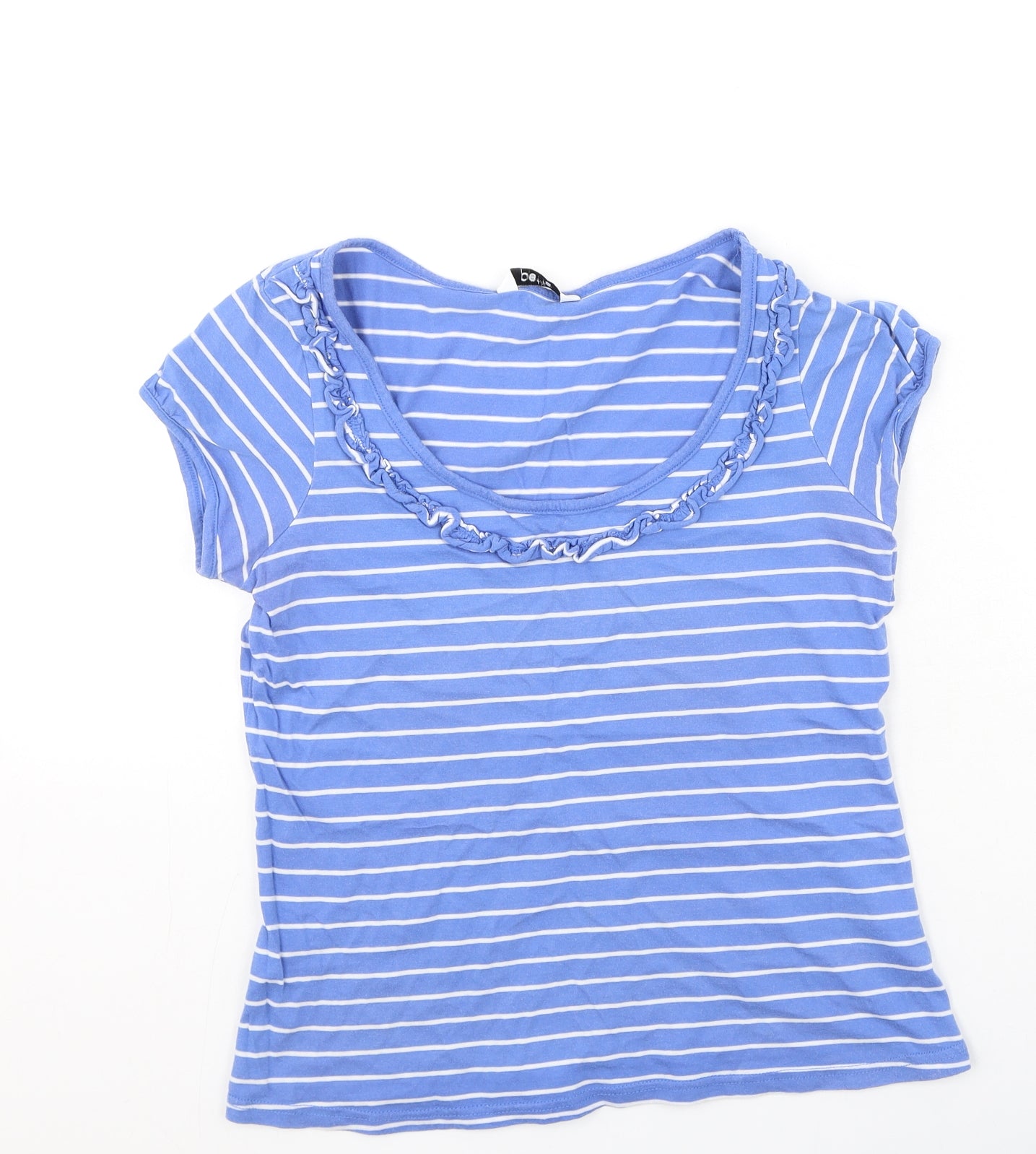 Womens UK Size 8 BHS Blue Basic T-Shirt