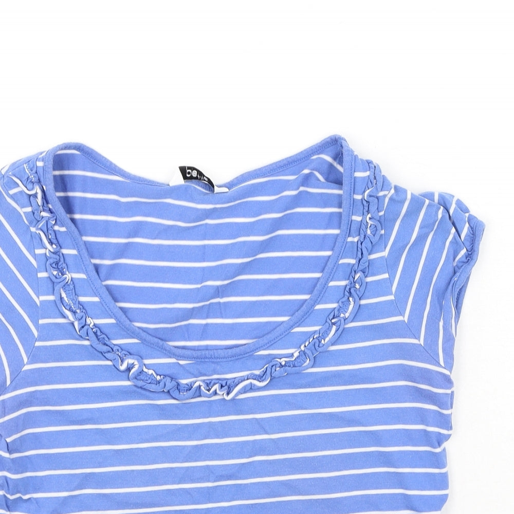 Womens UK Size 8 BHS Blue Basic T-Shirt