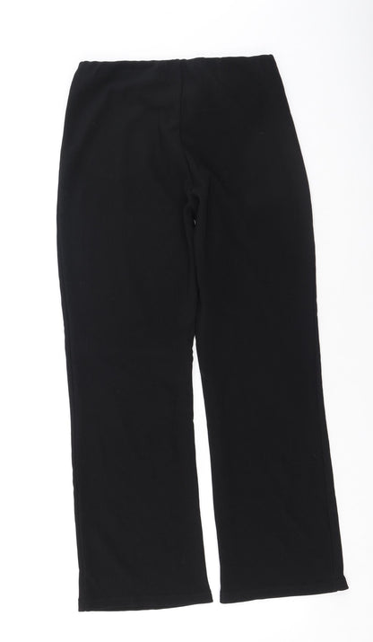 XE Womens Black  Polyester Jegging Trousers Size 30 in L26 in Regular