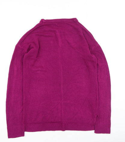 Womens UK Size 8 Pep & Co Purple Pullover Jumper