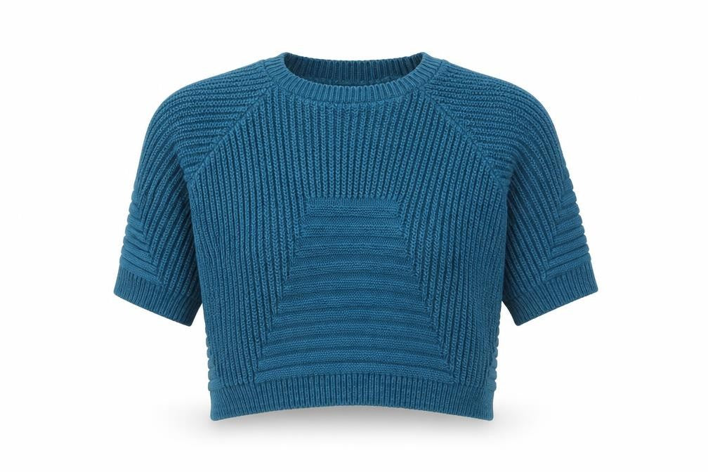 Womens UK Size S Exhibit Blue Pullover Jumper