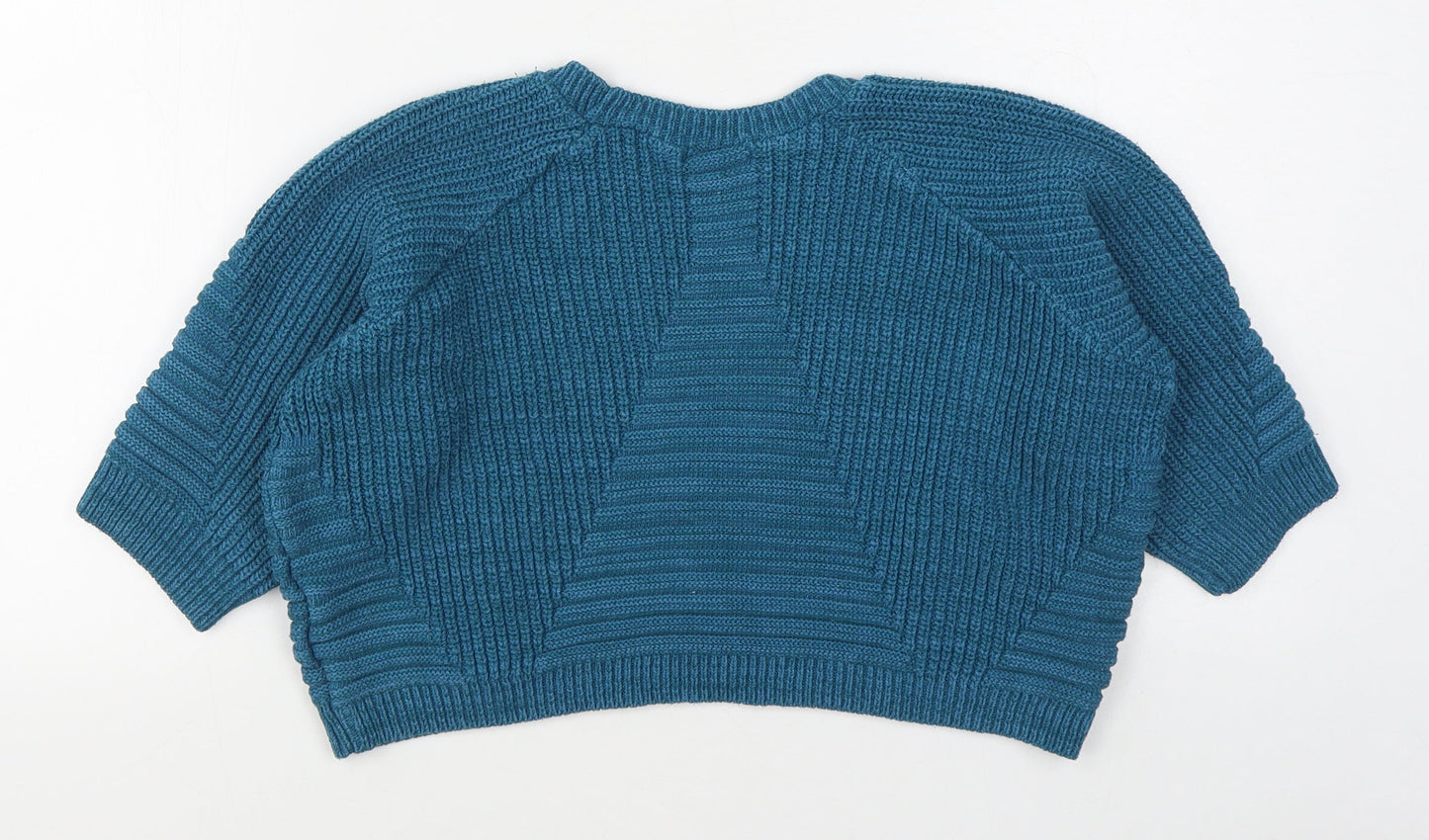 Womens UK Size S Exhibit Blue Pullover Jumper