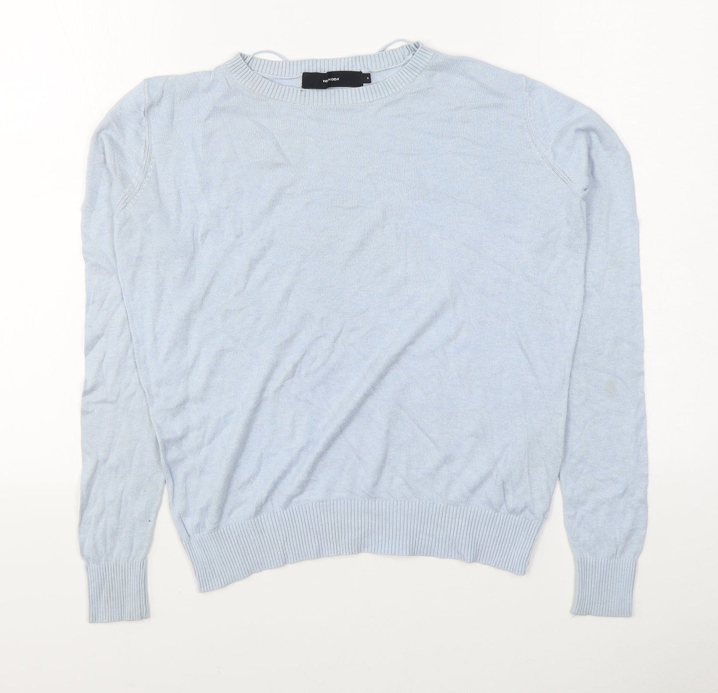 Womens UK Size 8 VERO MODA Blue Pullover Jumper