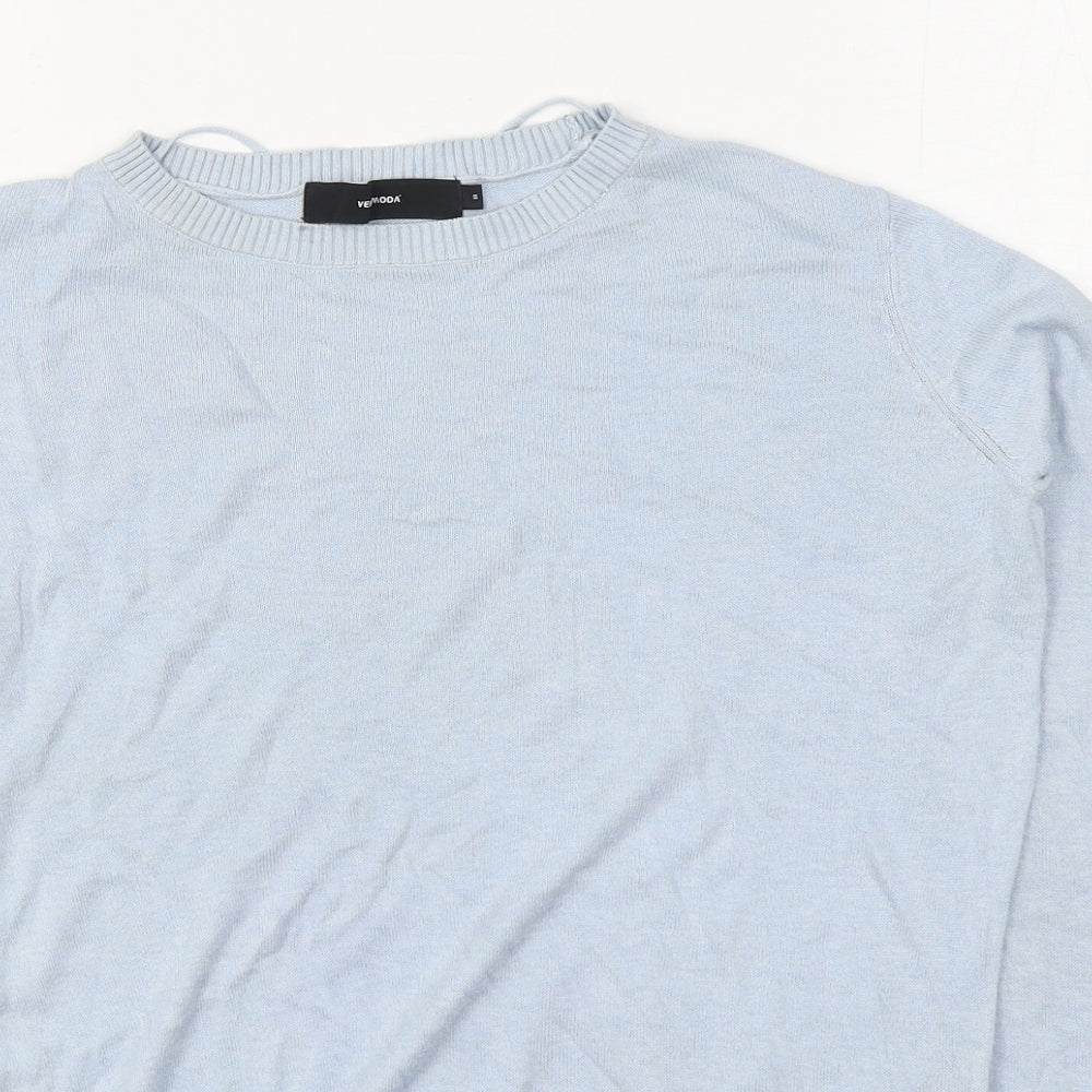 Womens UK Size 8 VERO MODA Blue Pullover Jumper