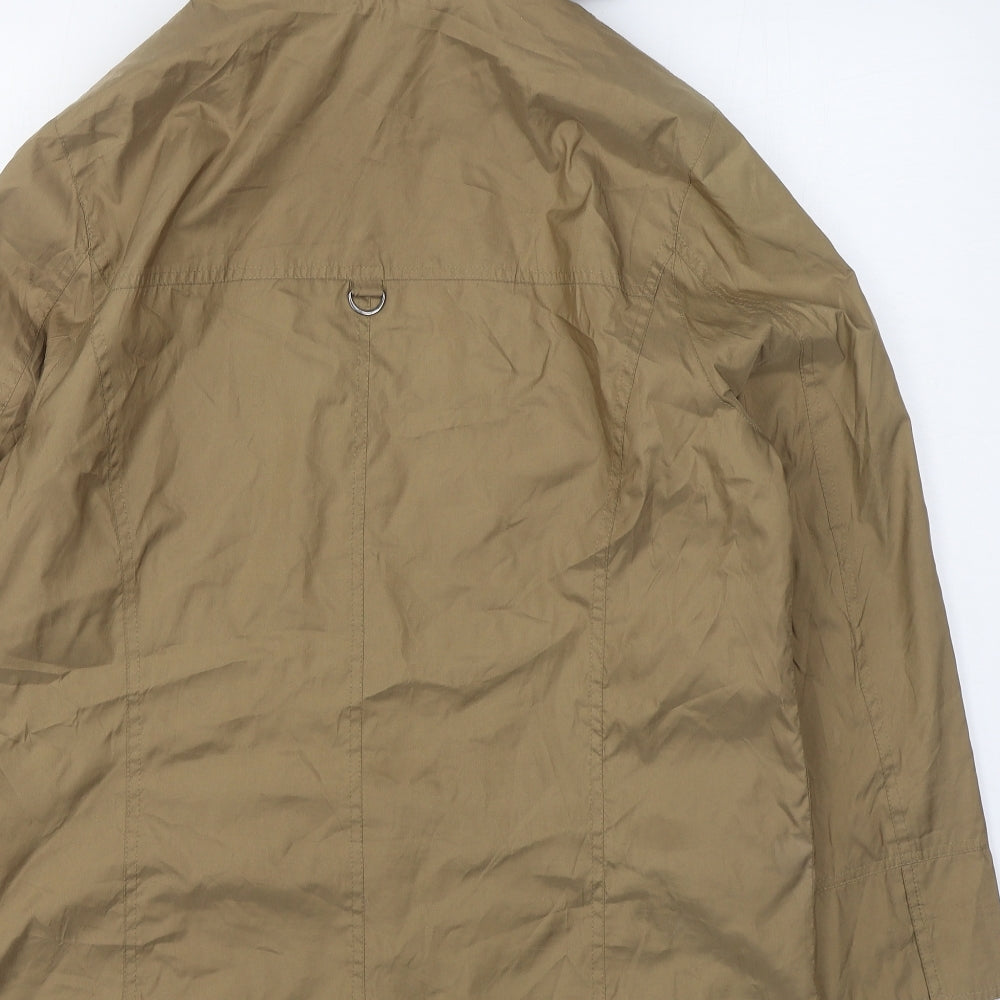 Womens UK Size 14 Goldix Brown Trench Coat
