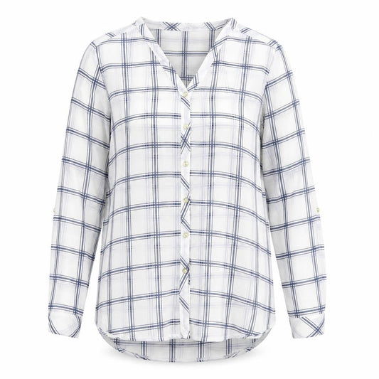 Womens UK Size 12 Dunnes Stores White Basic Button-Up