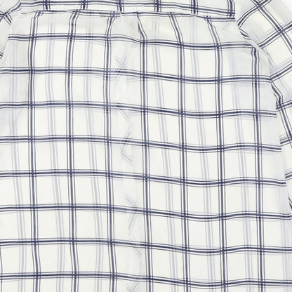 Womens UK Size 12 Dunnes Stores White Basic Button-Up