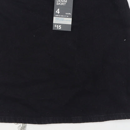 Womens UK Size 6 Denim & Co. Mini Denim Skirt