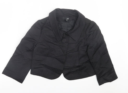 Womens UK Size 8 H&M Black Jacket