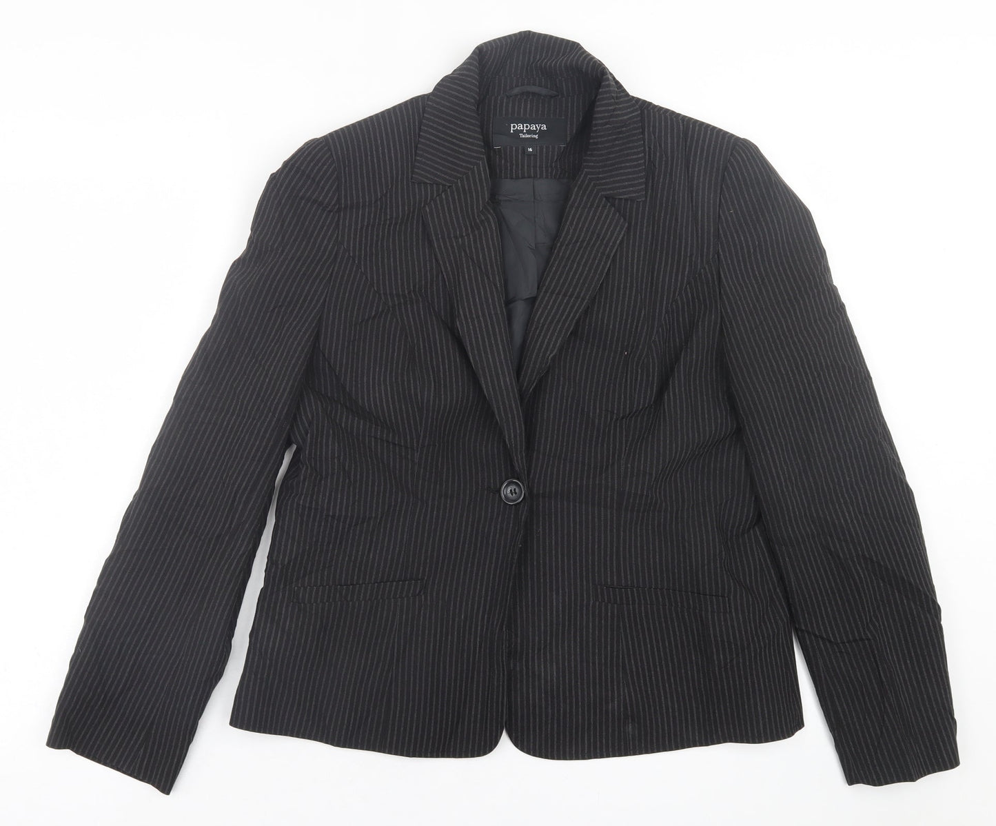 Womens UK Size 16 Papaya Black Jacket