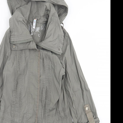 Denim & Co. Womens Green   Jacket  Size 8  Zip