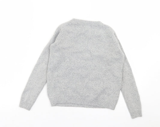 Womens UK Size 6 Atmosphere Grey Pullover Jumper