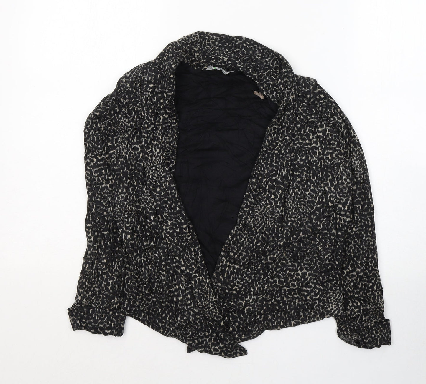 Womens UK Size 8 Marks and Spencer Black Basic Blouse