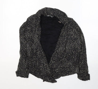 Womens UK Size 8 Marks and Spencer Black Basic Blouse