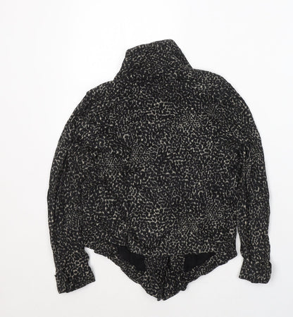 Womens UK Size 8 Marks and Spencer Black Basic Blouse