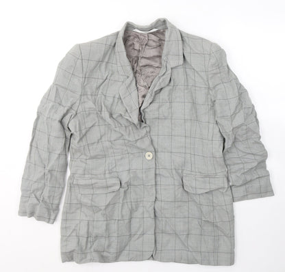 Womens UK Size 16 Marks and Spencer Regular Grey Blazer