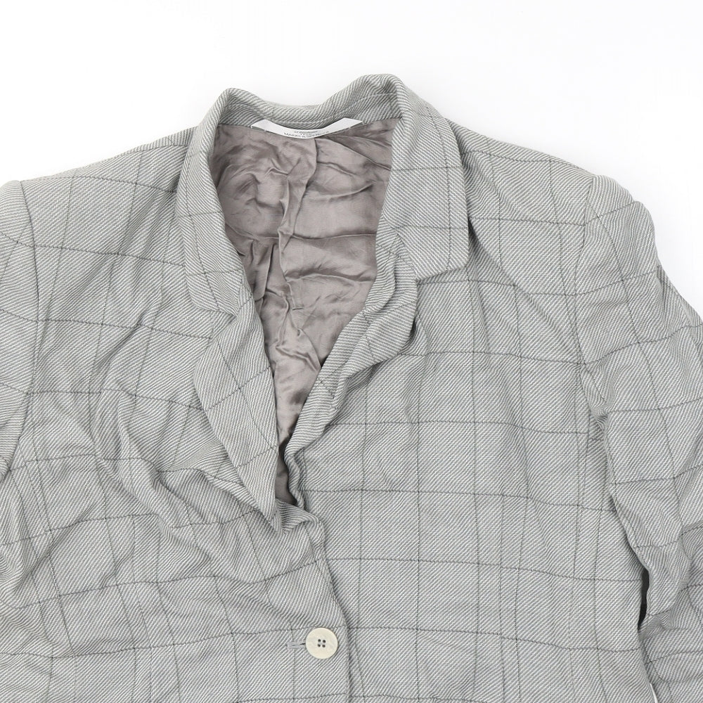 Womens UK Size 16 Marks and Spencer Regular Grey Blazer