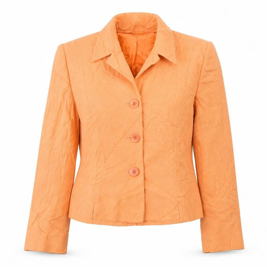 Womens UK Size 10 Country Casuals Regular Orange Blazer